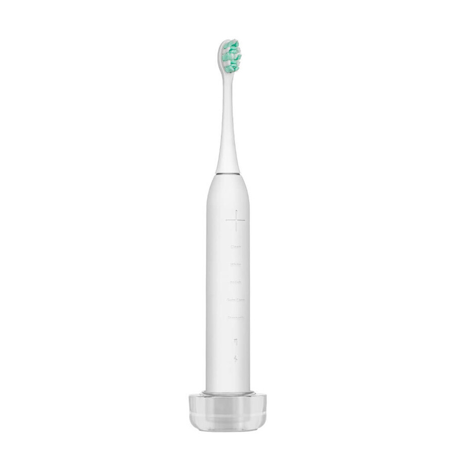 Feelo Pro Premium set, sonic toothbrush with pouch and 4 tips, white