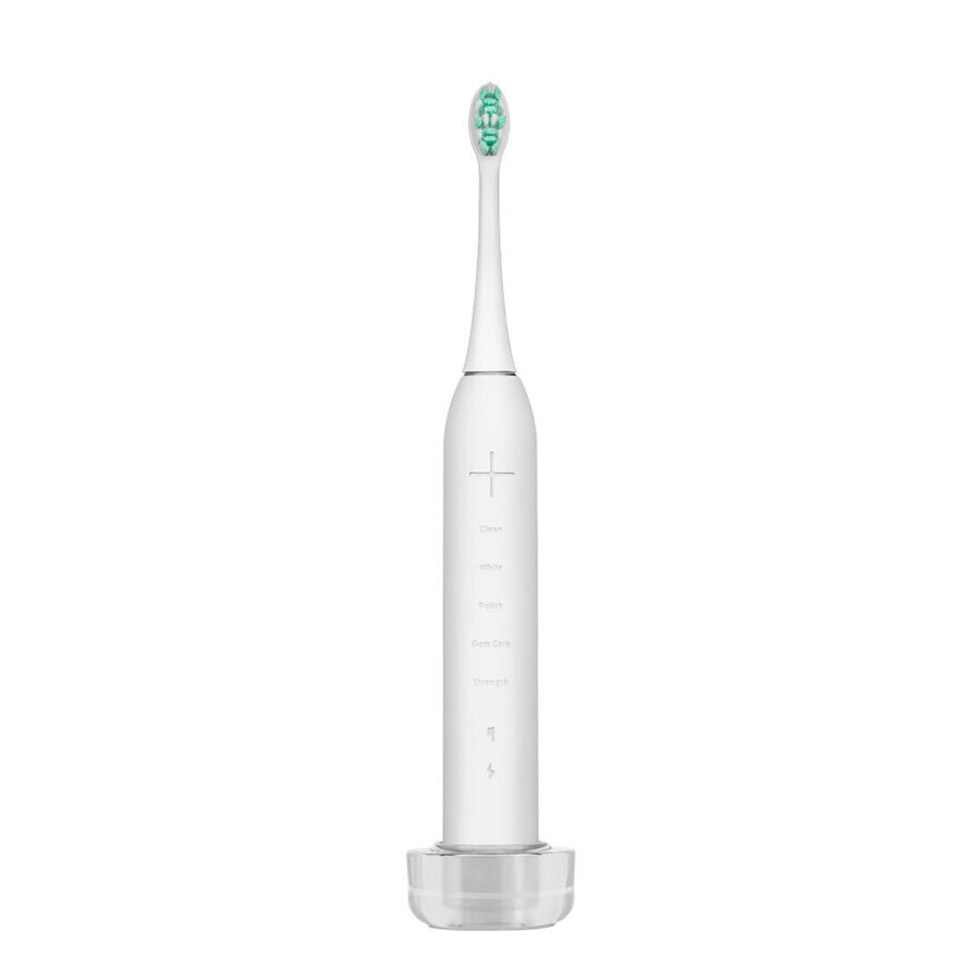 Feelo Pro Premium set, sonic toothbrush with pouch and 4 tips, white