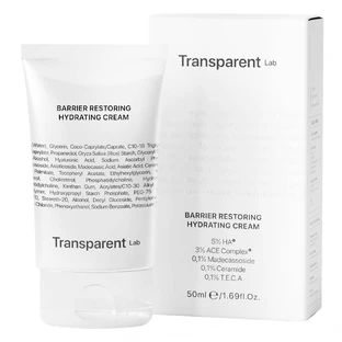 Transparent Lab Barrier Restoring Cream, crème hydratante pour le visage, 50 ml