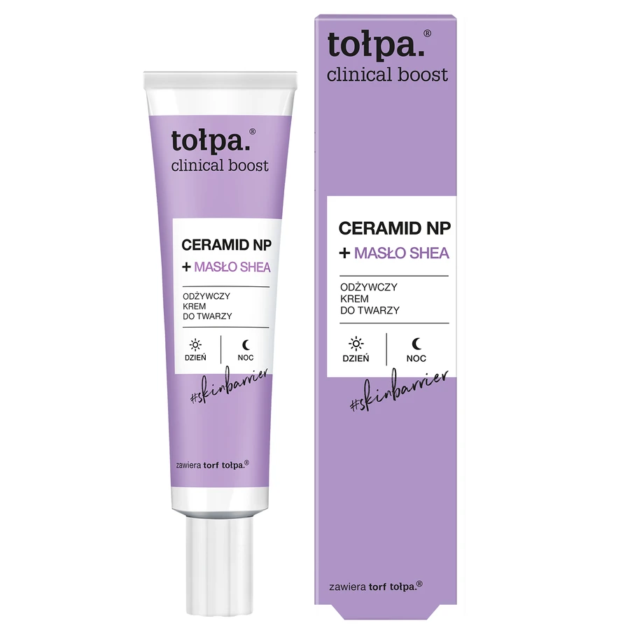 Tolpa Clinical Boost Ceramide NP + Shea Butter nährende Gesichtscreme 40 ml