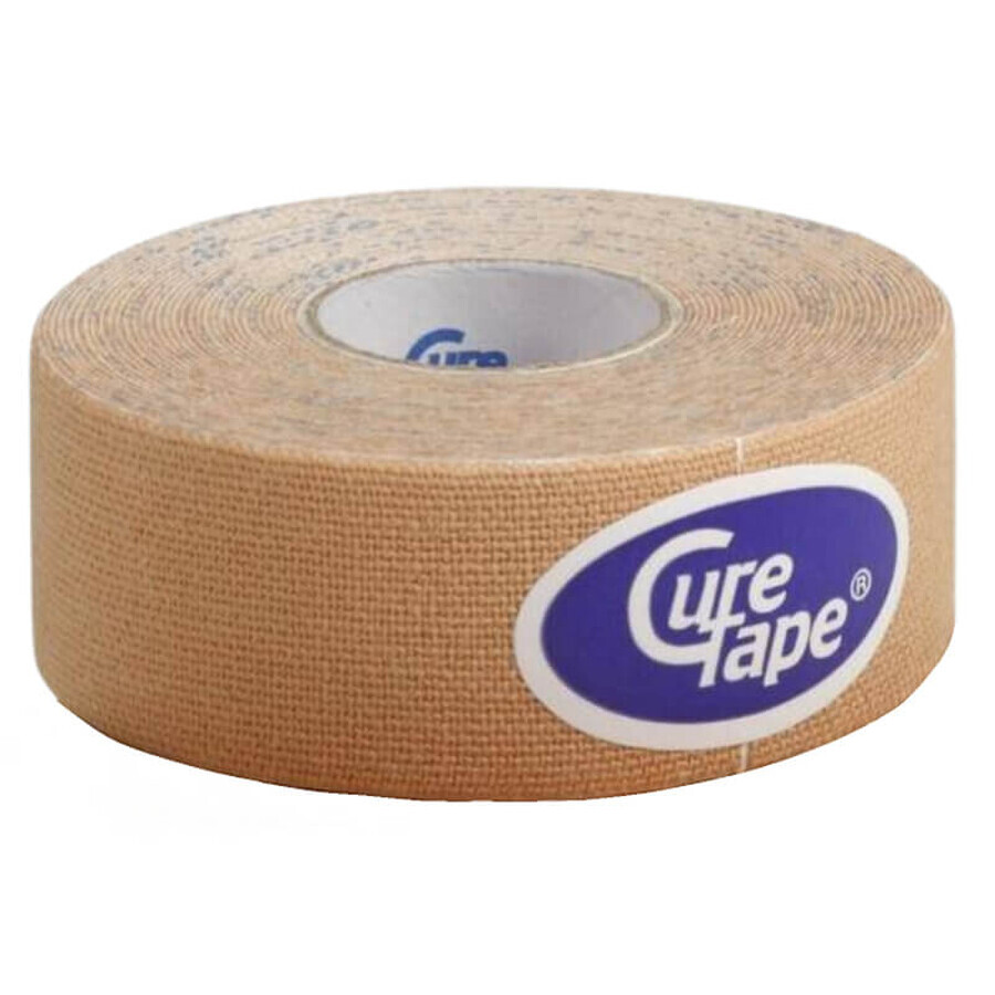 CureTape Classic, bande kinésiologique, beige, 2,5cm x 5m, 2 pièces