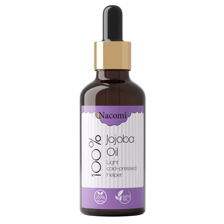 Huile de jojoba Nacomi avec pipette, 50 ml