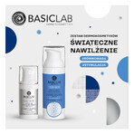 BasicLab Kerst Hydratatie Set, oogcrème 15 ml + gezichtscrème 50 ml