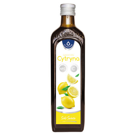 Oleofarm World Juices Lemon with vitamin C, 490 ml