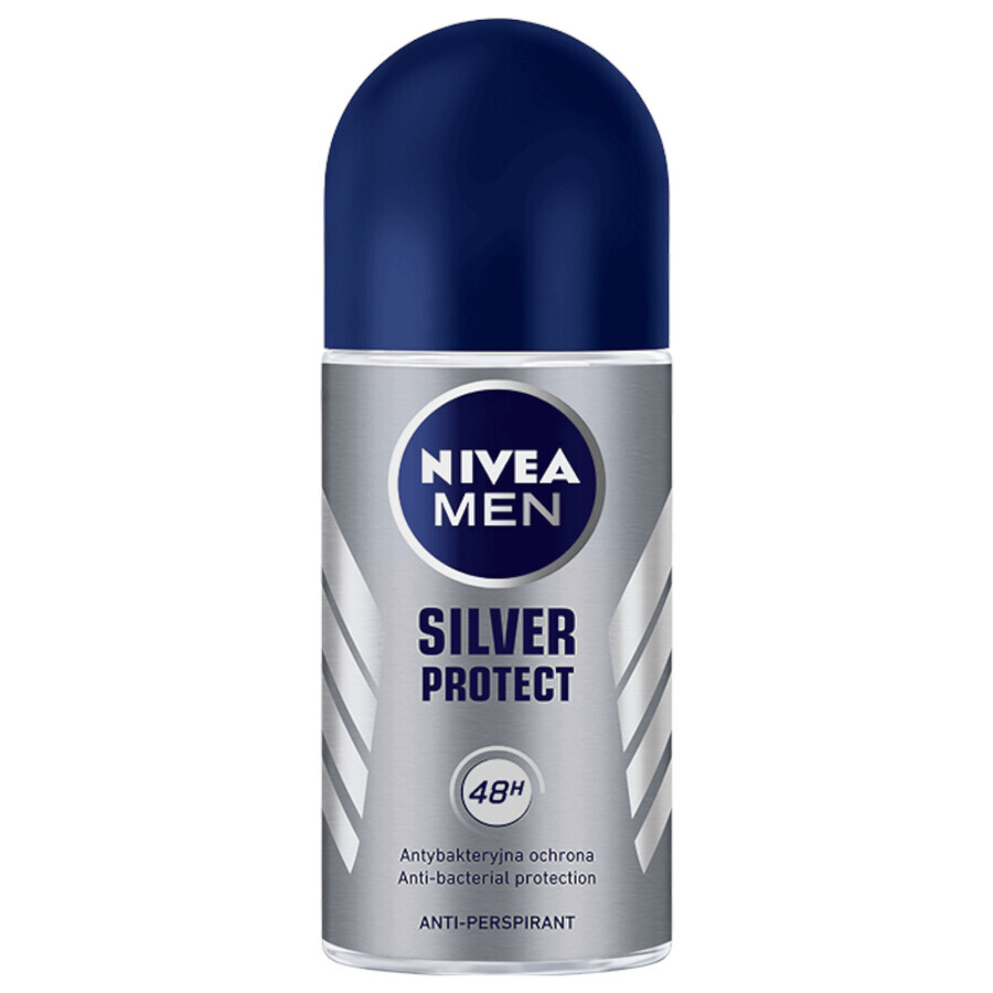 Kit Nivea Men Silver Control, baume après-rasage 100 ml + gel douche 250 ml + roll-on anti-transpirant 50 ml + kit de maquillage gratuit