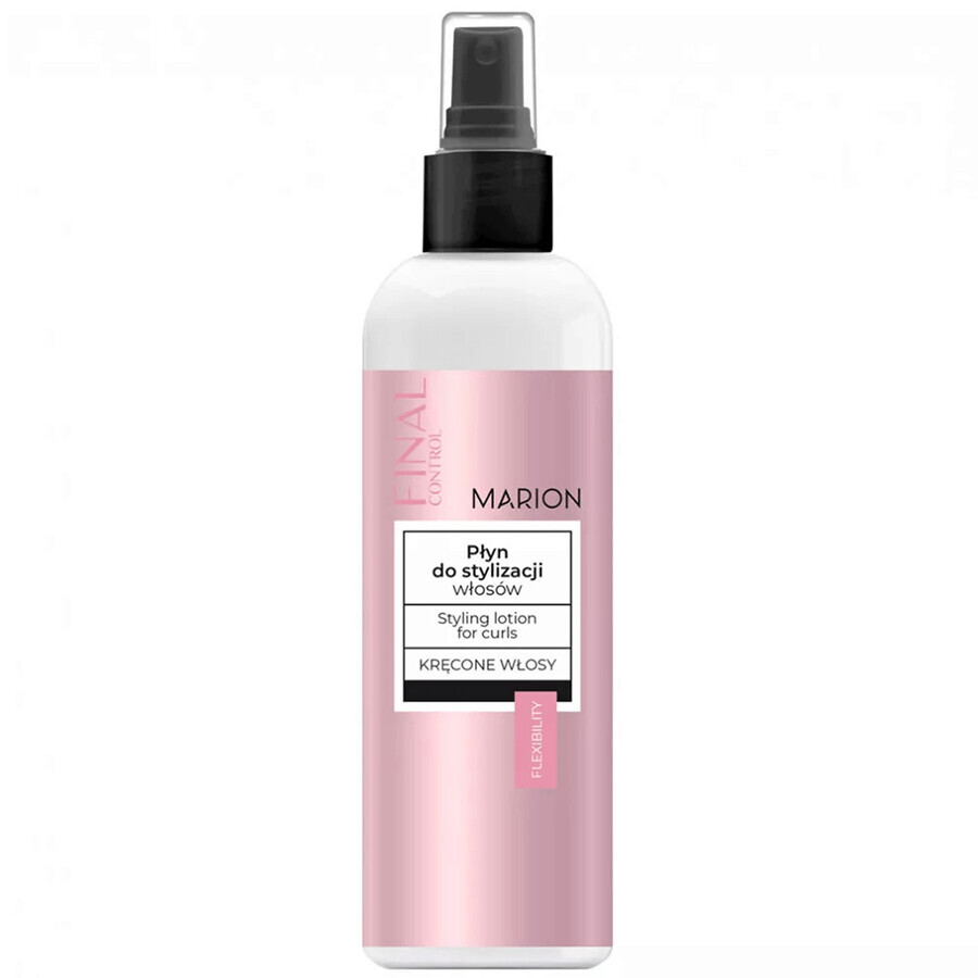 Marion Final Control, fluido de peinado, cabello rizado, 200 ml + crema de manos protectora de Maracuyá y Mango, 50 ml gratis