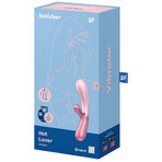 Satisfyer Hot Lover, heated bunny vibrator, app-controlled, pink