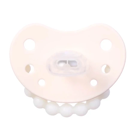 Luu Kids, fopspeen, positioneren, silicone, glow in the dark, American Cream Glow, vanaf 6 maanden, 1 stuk