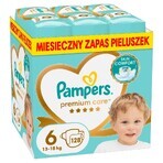 Pampers Premium Care, pañales, talla 6, 13-18 kg, 128 unidades