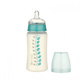 Bottle with wide PP neck, 300ml, +0 months, blue, Dentistar