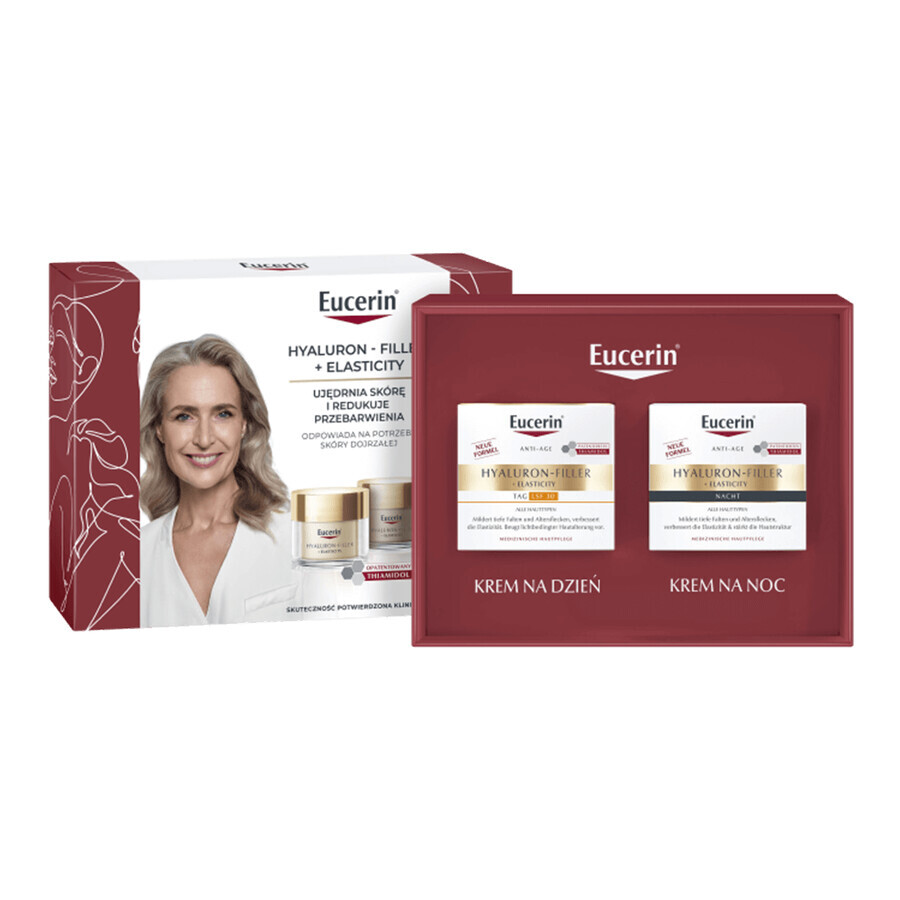 Eucerin Hyaluron-Filler + Elasticity Set, Tagescreme 50 ml + Nachtcreme 50 ml