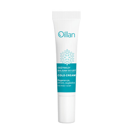 Cold Cream d'Oillan, baume à lèvres nourrissant, 15 ml