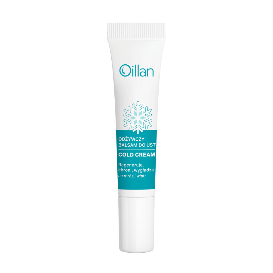 Cold Cream d'Oillan, baume à lèvres nourrissant, 15 ml