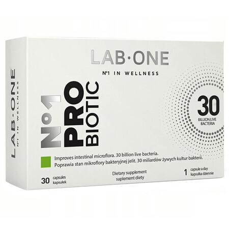 Lab One No1 ProBiotic, 30 cápsulas