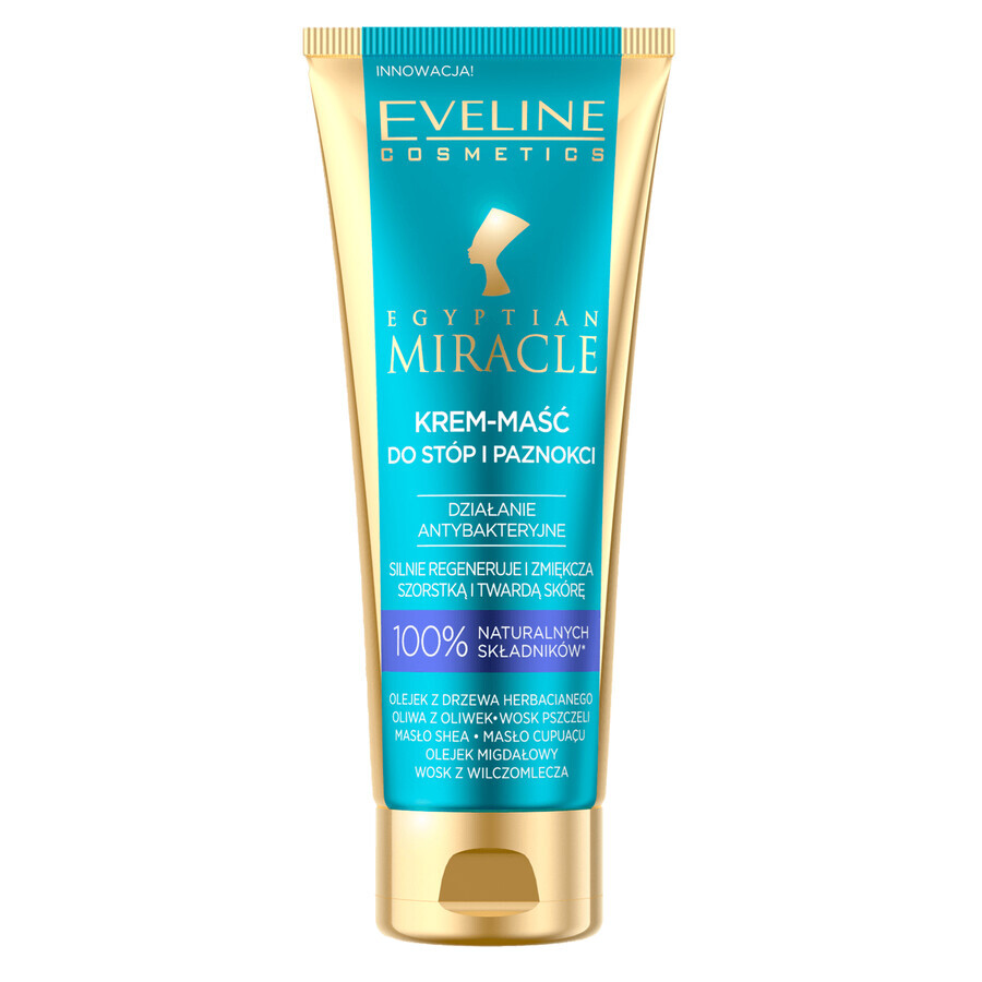 Eveline Cosmetics Egyptian Miracle, unguent-cremă pentru picioare și unghii, 50 ml