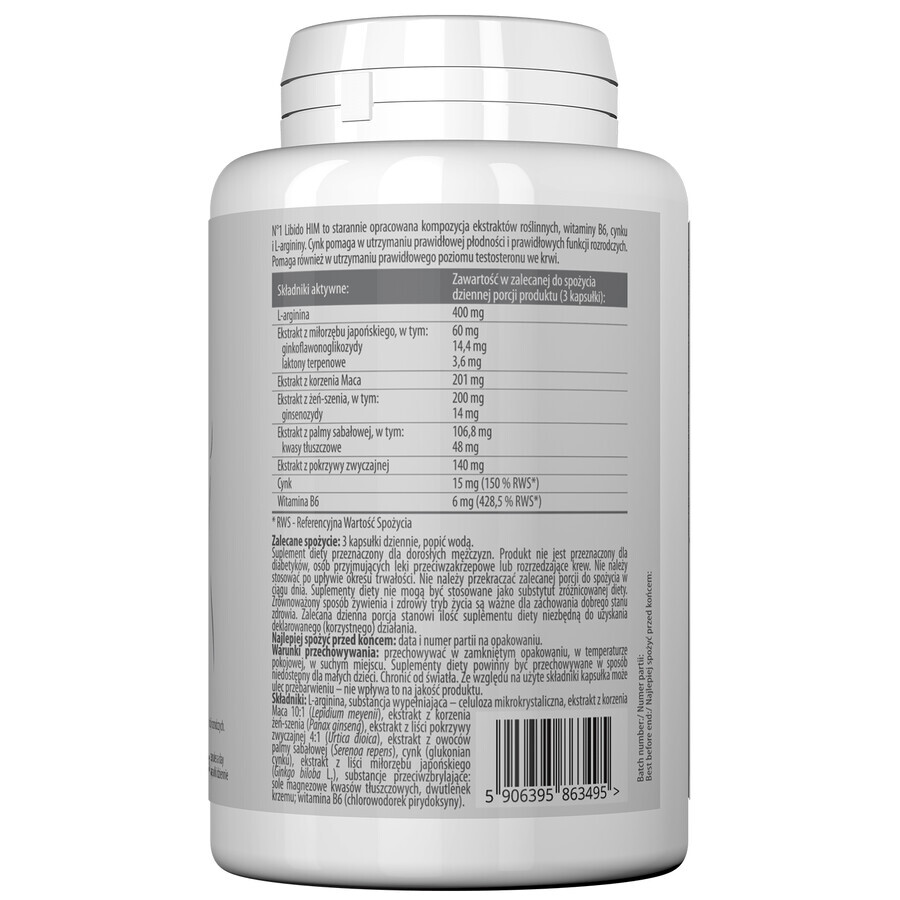 Lab One No1 Libido Hem, 90 capsules