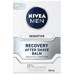 Kit Nivea Men Sensitve Recovery, espuma de afeitar, 200 ml + bálsamo para después del afeitado, 100 ml + gel de ducha, 250 ml + roll-on antitranspirante, 50 ml