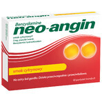 Benzidamine neo-angin 3 mg, lemon-flavored, 20 hard tablets