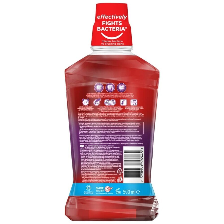 Colgate Max White White Purple Reveal Mouthwash 500 ml