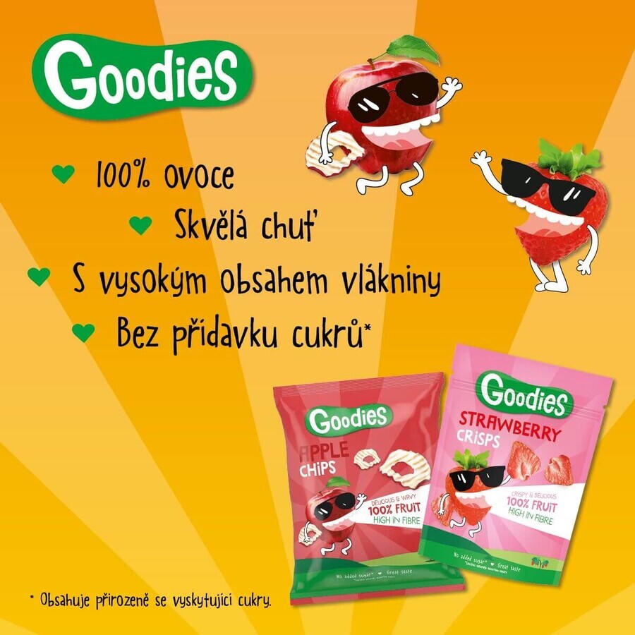 Goodies 100% manzana en rodajas 15 g