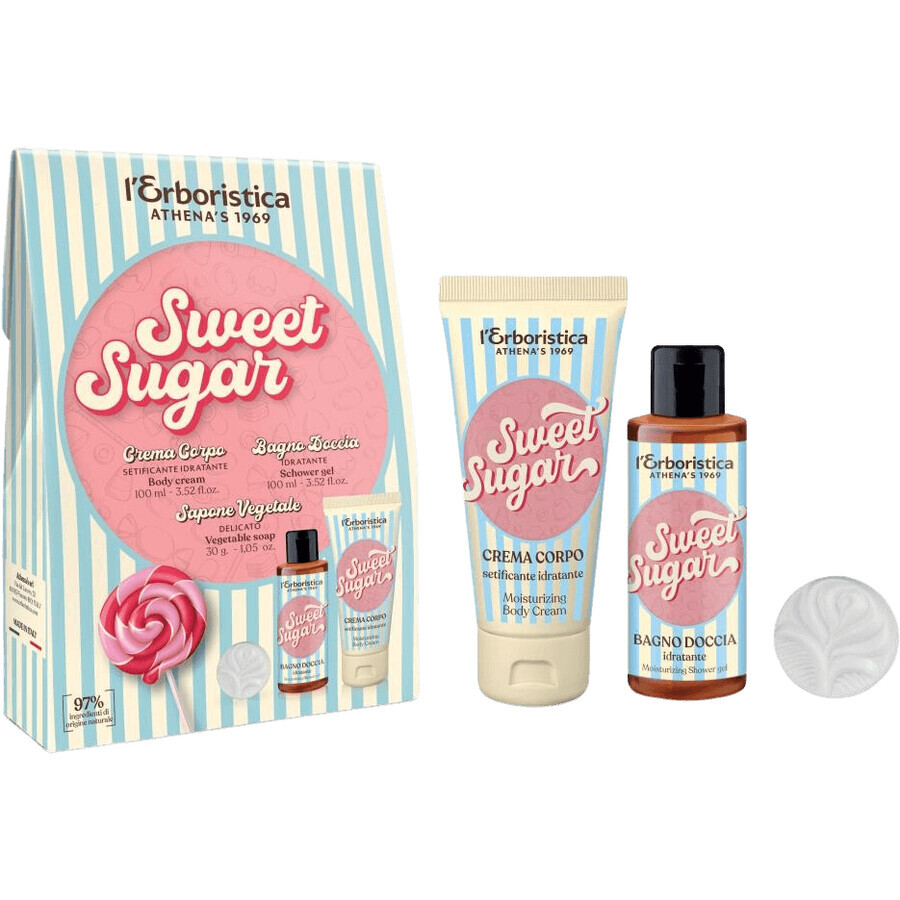 Set cosmético Herbalism Body care Sweet Sugar 3 piezas