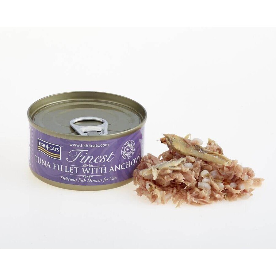 Fish4Cats Comida en lata para gatos Finest Tuna con anchoa 70 g