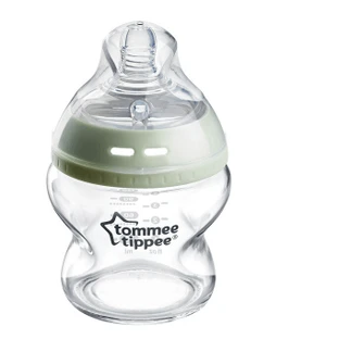 Biberón de vidrio Closer to Nature, +0 meses, 150 ml, Tommee Tippee