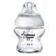 Biber&#243;n de vidrio Closer to Nature, +0 meses, 150 ml, Tommee Tippee