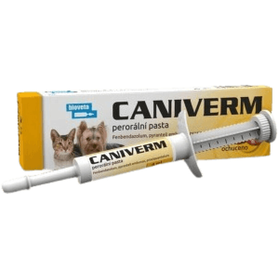 Caniverm pasta oral para perros y gatos 4 ml