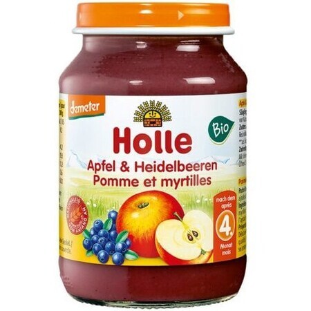 Holle biologische baby snack Appels en veenbessen 190 g