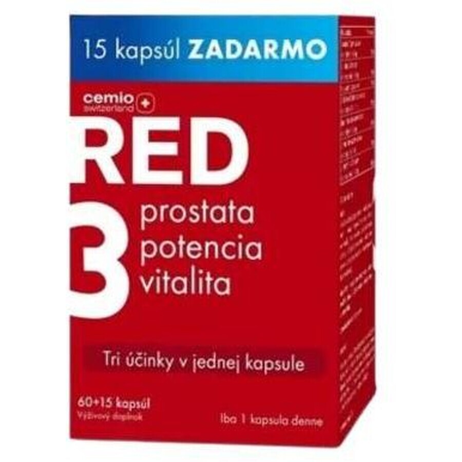 Cemio Red3 60+15 gratis