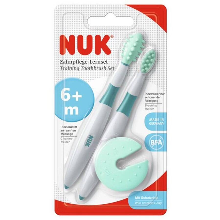 Nuk Cepillo de dientes y cepillo de masaje 2 piezas