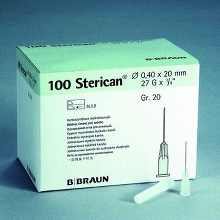 Aguja B.Braun Sterican 100 unid.