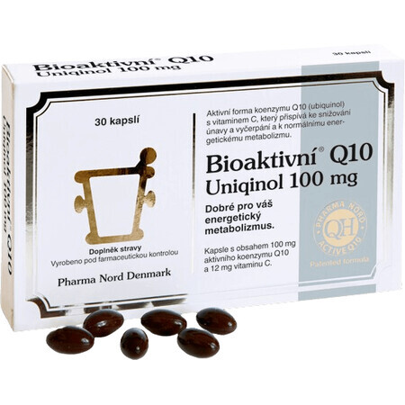 Q10 Bioactivo Uniqinol 100 mg 30 cápsulas