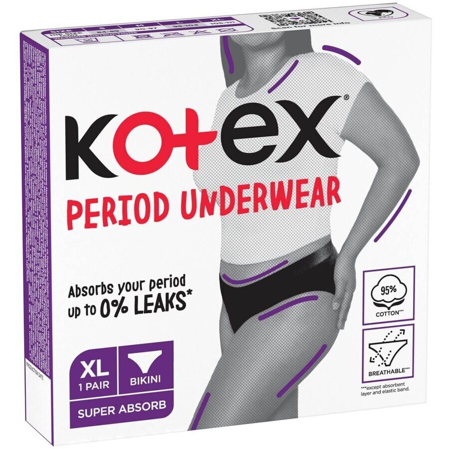 Kotex® Biancheria intima mestruale XL