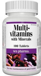 Webber Naturals Multivitam&#237;nico con Minerales 100tbl. 100 comprimidos