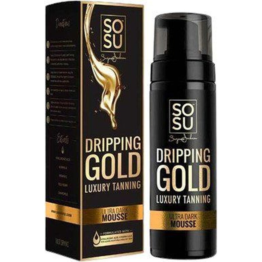 Mousse autobronceadora de lujo Dripping Gold Ultra Dark 150 ml