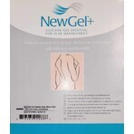 NewGel+ NG-101S Parche vendaje silicona beige 2,5 x 15,2 cm, 4 piezas