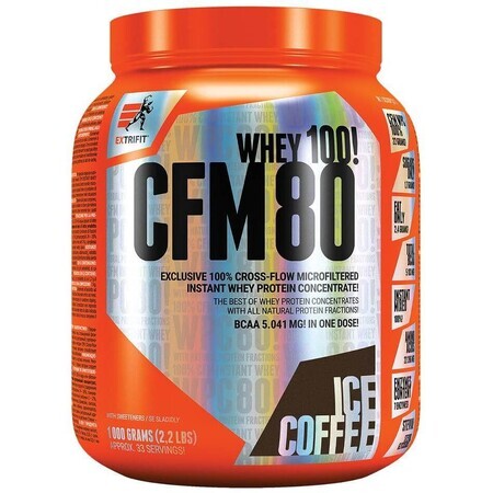 Extrifit CFM Instant Whey CFM Instant Whey 80 ijskoffie 1000 g