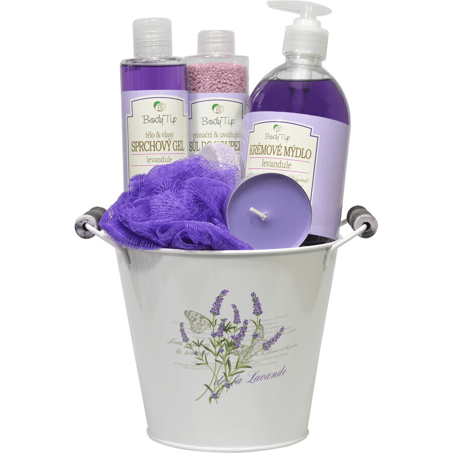 Body Tip Elegante pack cosmético lavanda 6 piezas