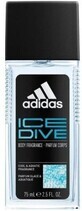 Adidas Ice Dive desodorante perfumado para hombre 75 ml