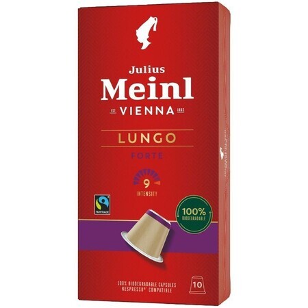 Julius Meinl Cápsula compostable Lungo Forte 10 cápsulas