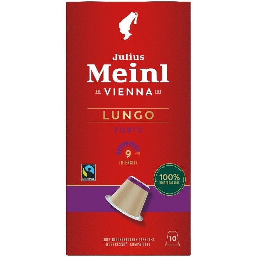 Julius Meinl Cápsula compostable Lungo Forte 10 cápsulas