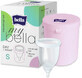 Copa menstrual Bella + manguito limpiador talla S