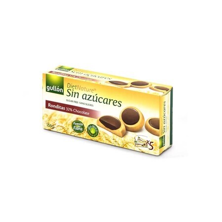 Ronditas biscuits au chocolat noir avec édulcorants, 186 g, Gullon