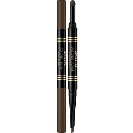 Max Factor Real Brow Fill & Shape Lápiz de Cejas 003 Marrón Medio 0,6 g