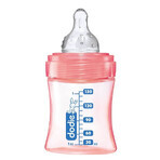 Biberón para iniciación anticólicos, Papusa, 150 ml, 0-6 meses, Dodie