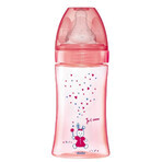 Biberón para iniciación anticólicos, Unicornio, 270 ml, 0-6 meses, Dodie