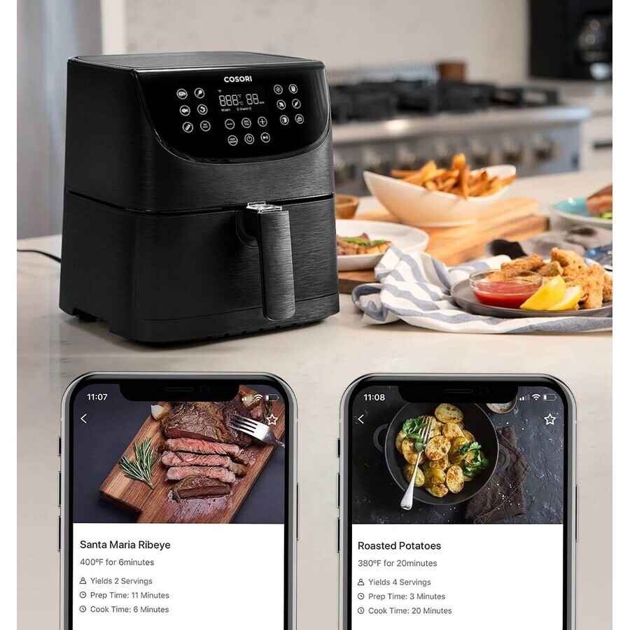 Cosori CS158-AF Freidora de aire caliente inteligente Premium