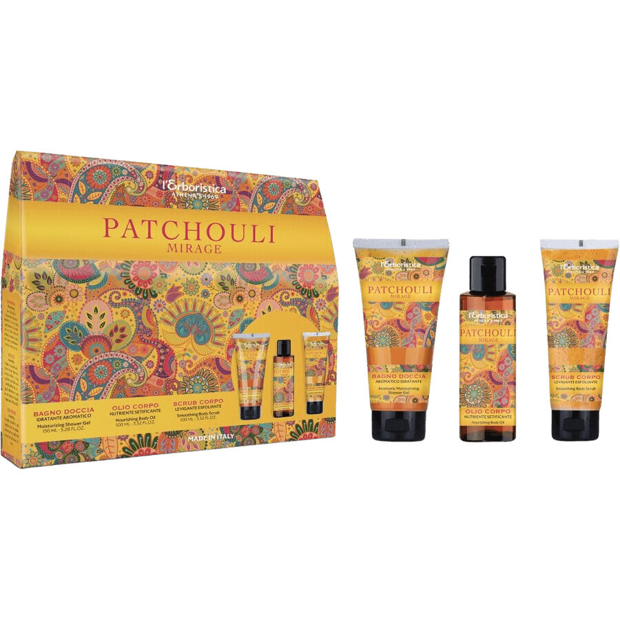 Erboristica Patchouli Mirage set cosmético corporal 3 piezas